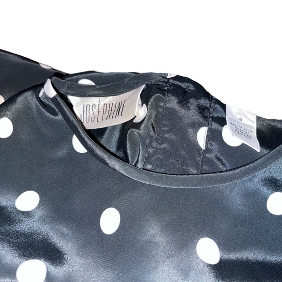 Black and white polka dot blouse - Picture 11 of 11